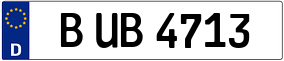 Truck License Plate